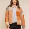 Outerwear * | Thread & Supply Odin Jacket Outerwear Orange Brown Plaid