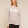 Sweaters + Cardigans * | Thread & Supply Michigan Sweater Tops Grey White