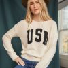 Sweaters + Cardigans * | Thread & Supply Usa Top Tops Ivory