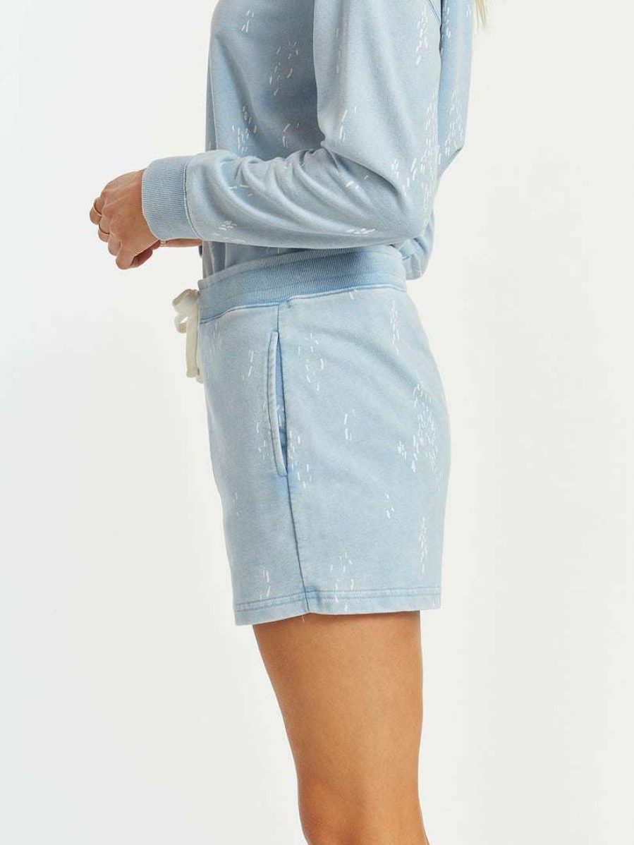 Bottoms * | Thread & Supply Aliza Shorts Sale Denim Splash