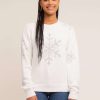 Sweaters + Cardigans * | Thread & Supply Let It Snow Sweater Ivory Snowflake